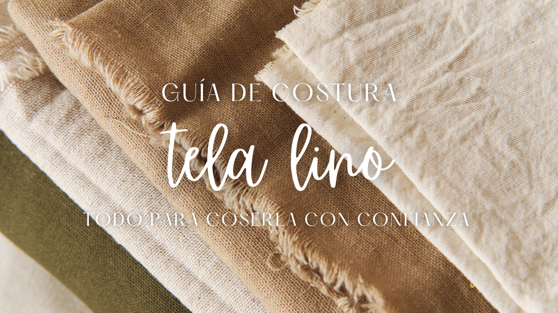 Guía de costura de la tela lino