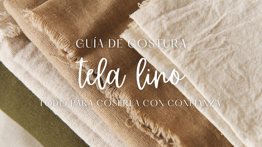 Guía de costura de la tela lino