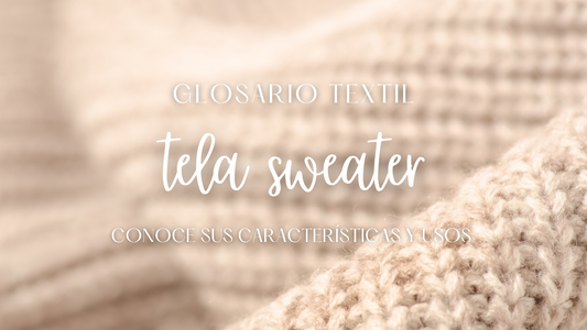 Tela Sweater de punto, ideal para confeccionar suéteres, cárdigans, vestidos y prendas de otoño e invierno.