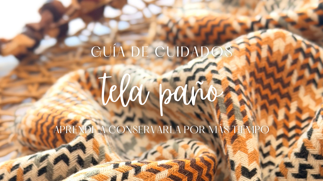 Guía de cuidados de la tela Paño con recomendaciones para lavarla, secarla, plancharla y conservar correctamente.