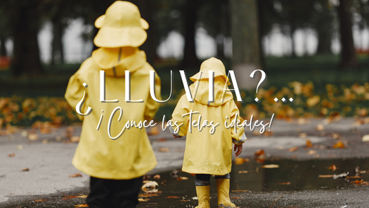 Telas para temporada de lluvias: protege tus creaciones sin perder estilo ☔🧵💗