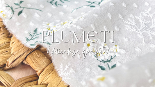 Algodón Plumeti: Delicadeza que Flota, Detalles que Enamoran 🌸✨