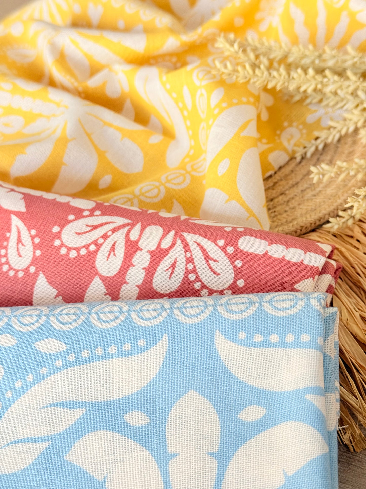 Printed Linen Sunlit Heritage