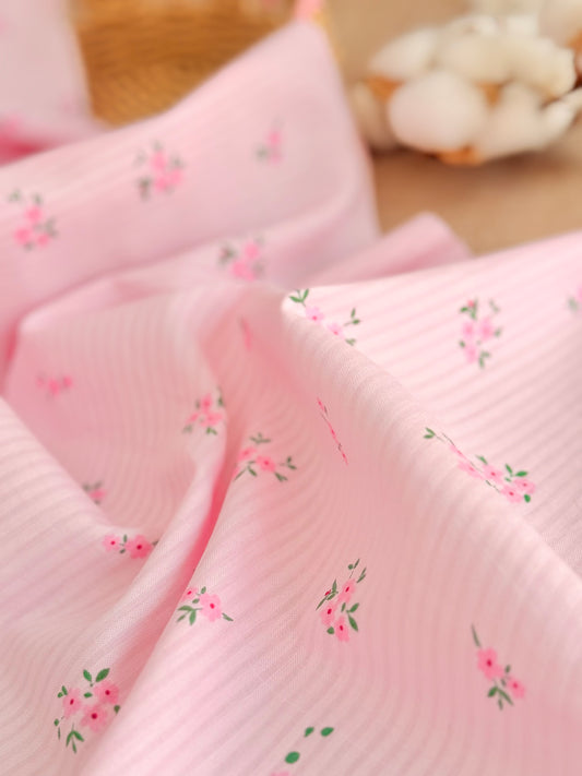 Printed Voile Petal Whisper