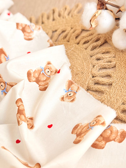 Cotton Twill Teddy Hugs
