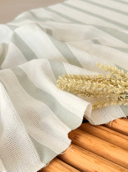 Artisanal Printed Linen Stripes 04