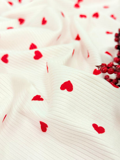 Printed Rib Sweetheart Charm
