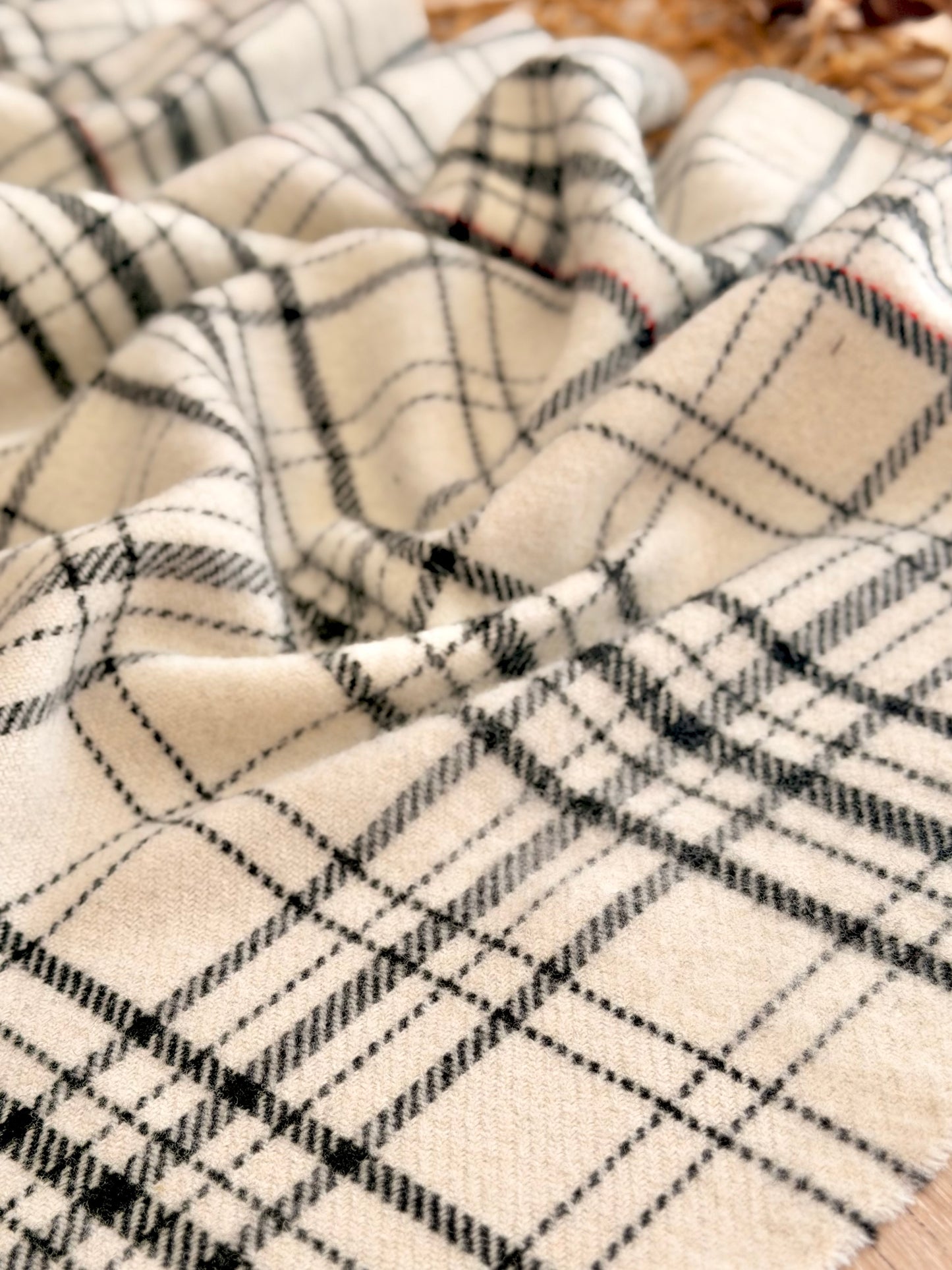 Paño de Lana Snow Windowpane
