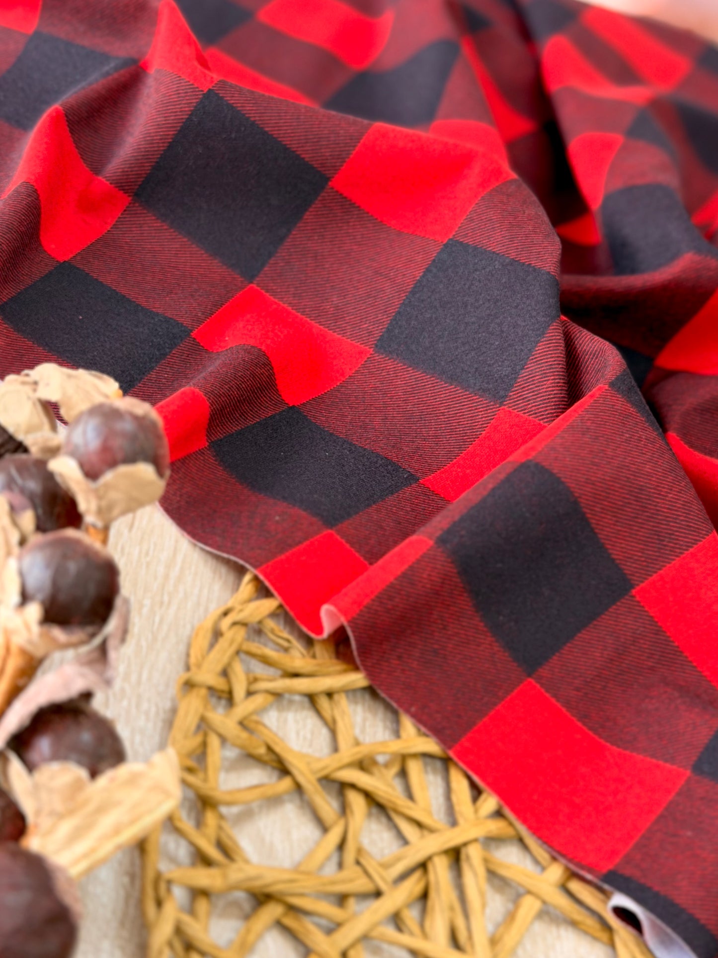 Interlock Buffalo Plaid Red