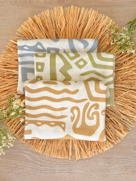 Printed Linen Sahara Flow