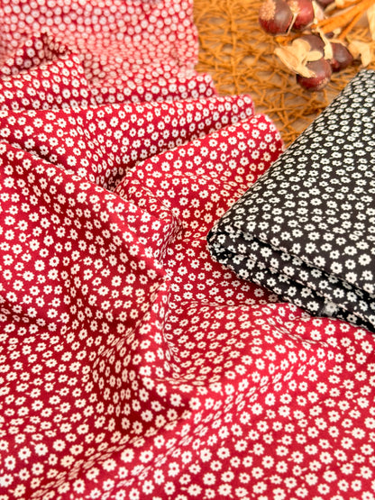 Printed Cotton Daisy Dots
