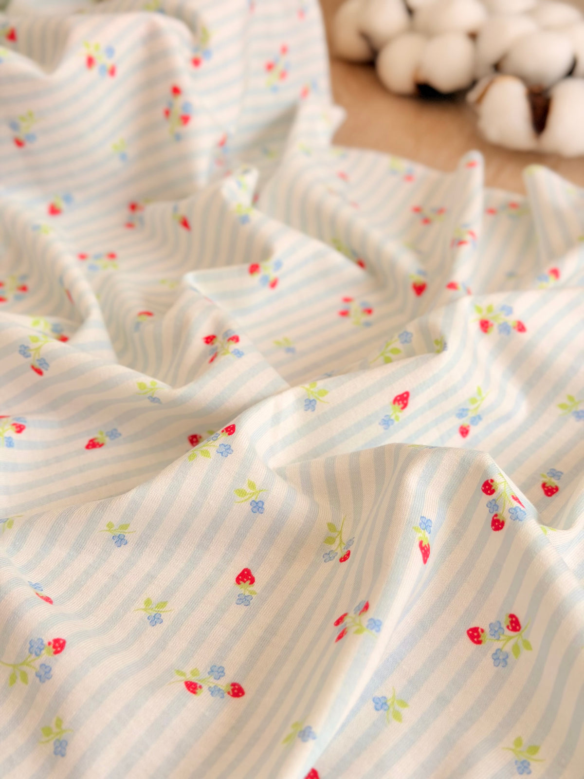 Interlock Strawberry Stripes