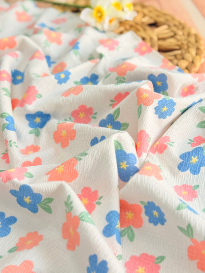 Knitted Seersucker Blooming Whispers