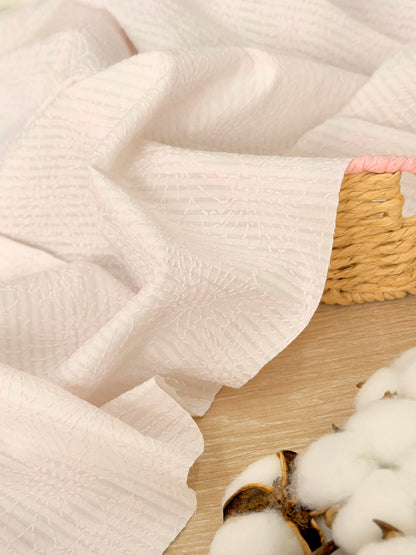 Puff Printed Cotton Blush Bloom
