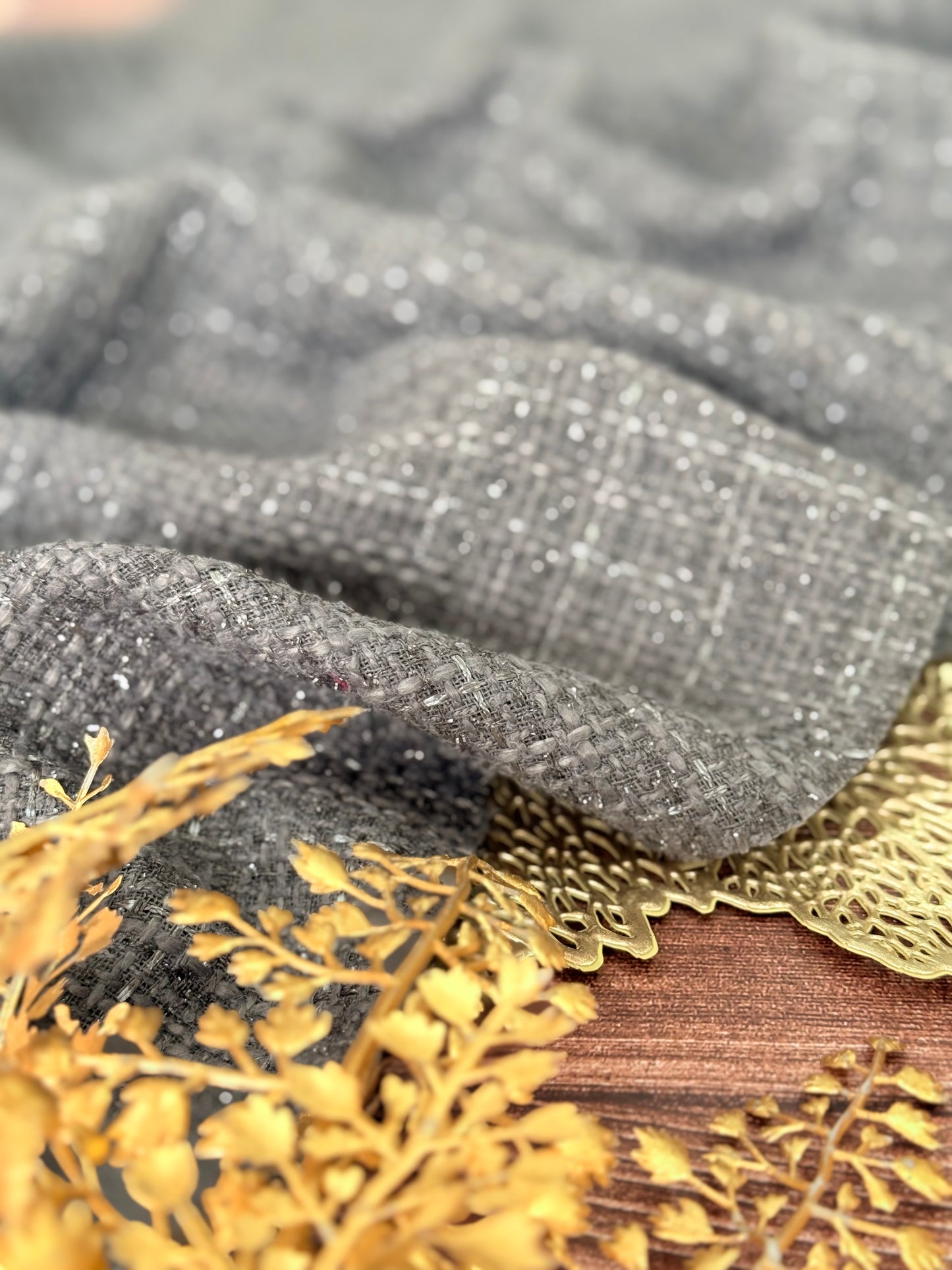 Tweed Sparkle Weave