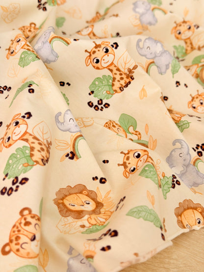 Cotton Twill Safari Friends