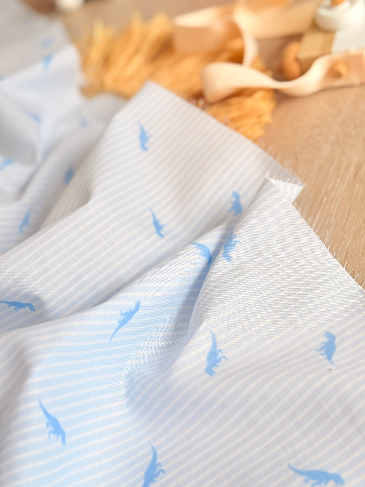 Printed Cotton Tiny Dinos