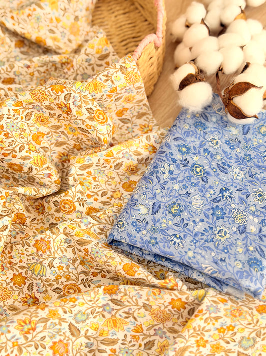Cotton Twill Autumn Bloom