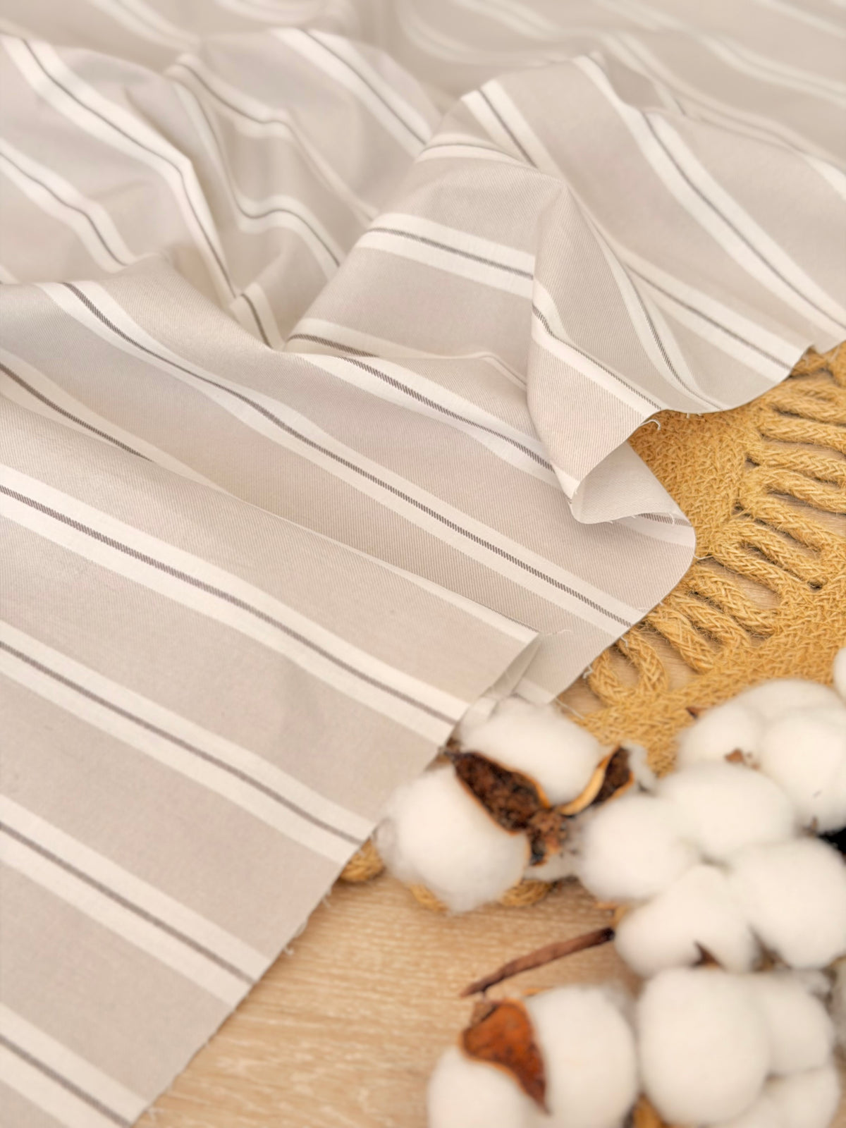 Printed Cotton Stripes 06