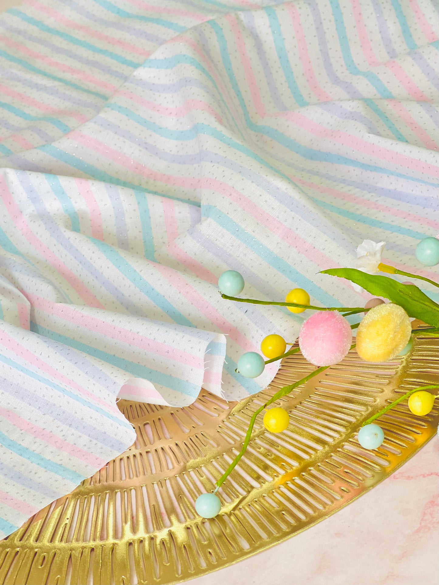 Printed Cotton Pastel Whispers