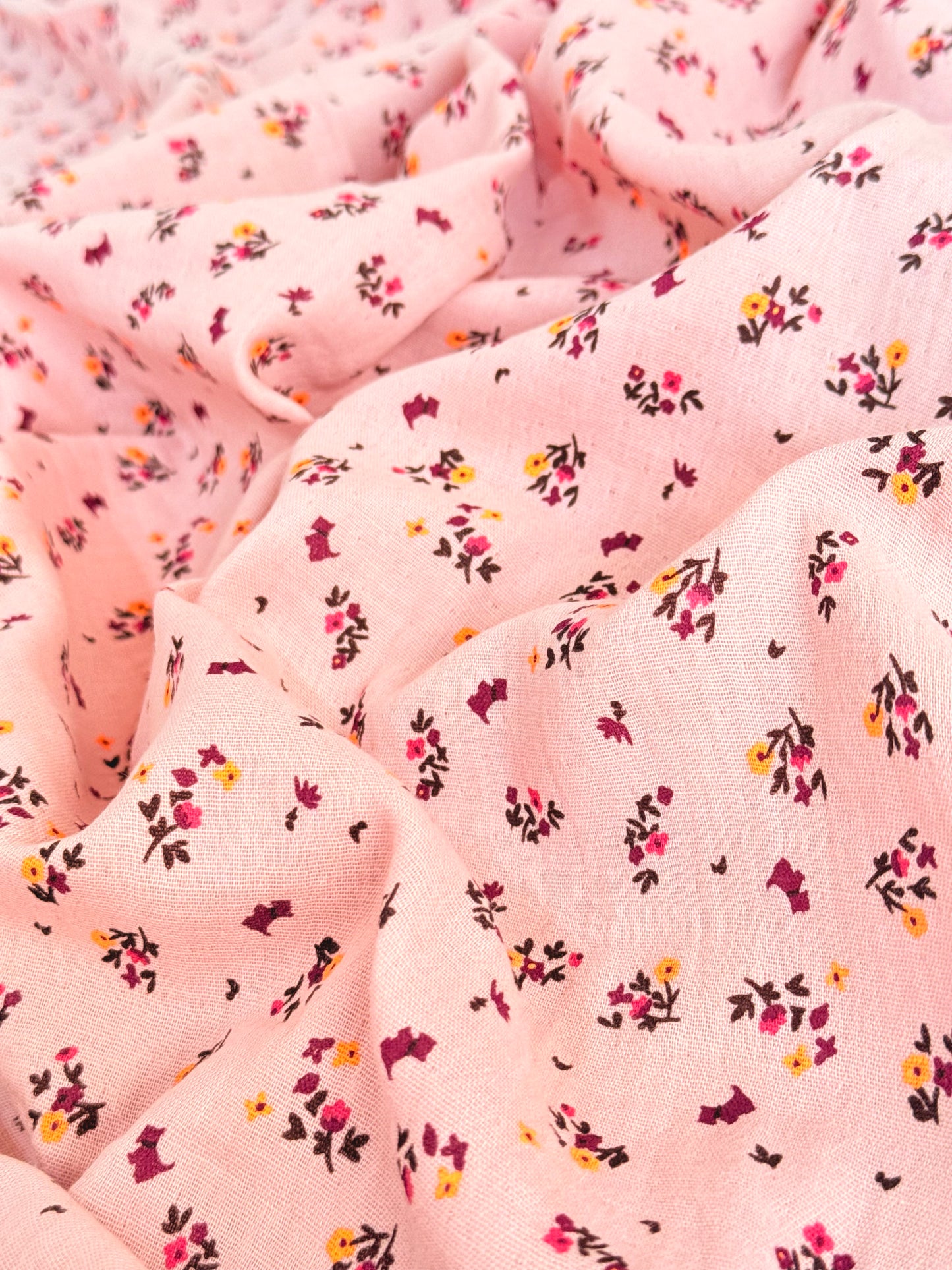 Muselina Rosy Ditsy