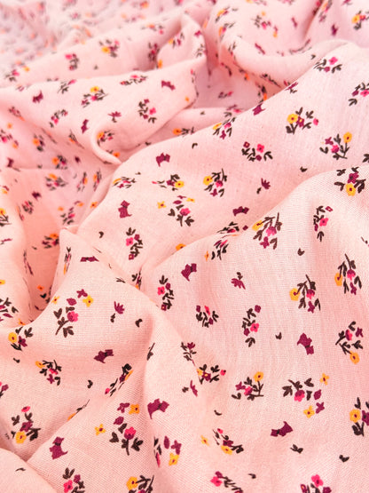 Muselina Rosy Ditsy