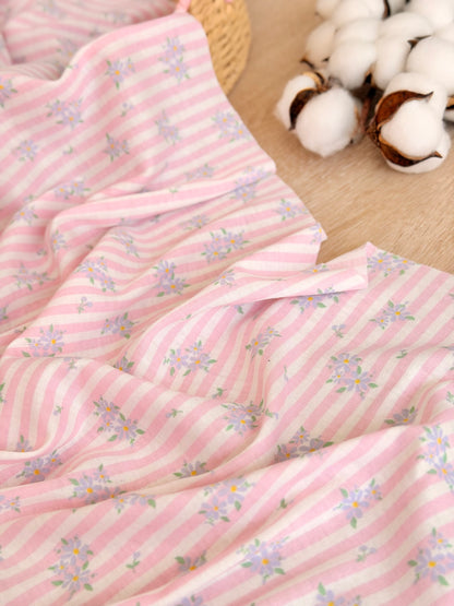 Interlock Daisy Stripes