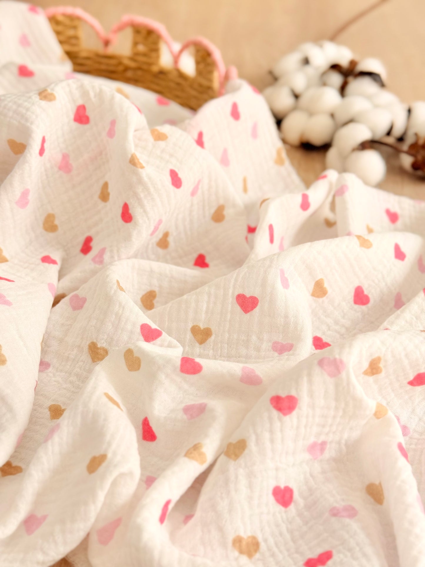 Muselina Hearts