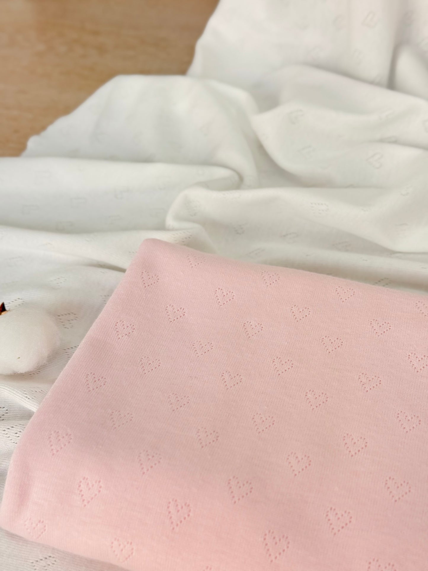 Cotton Jersey Hearts