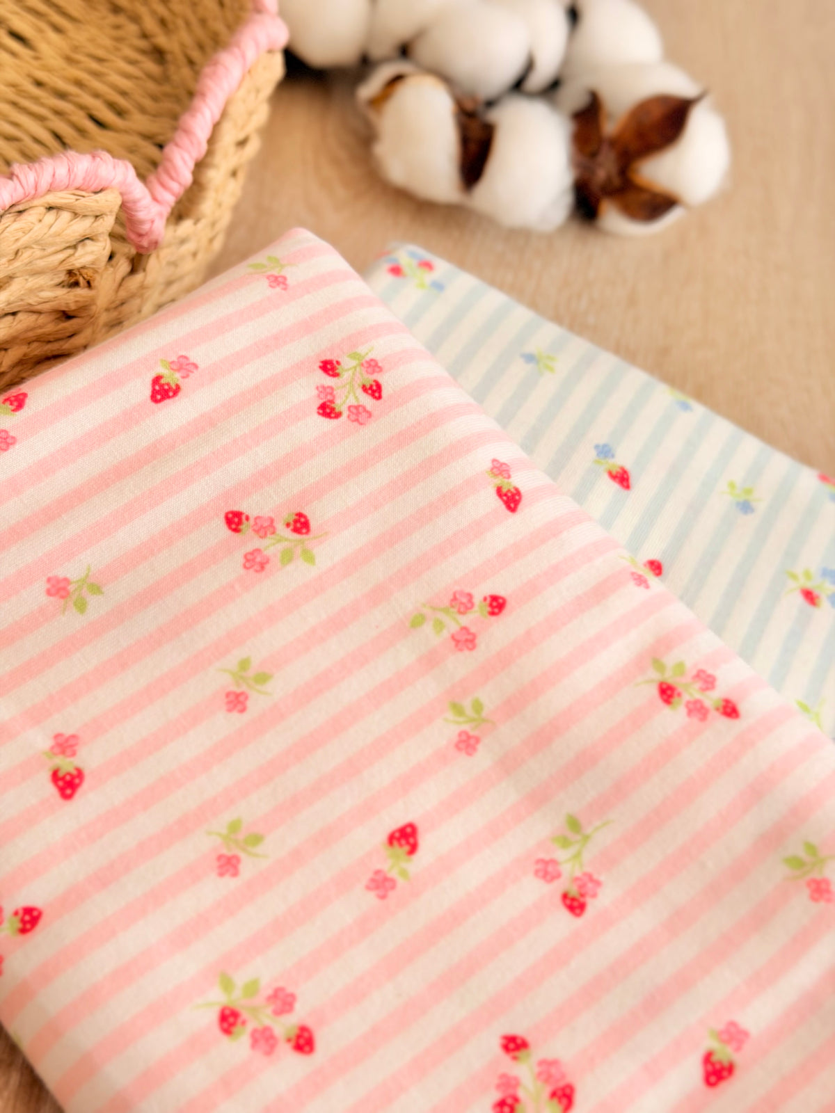 Interlock Strawberry Stripes