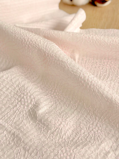 Puff Printed Cotton Blush Bloom