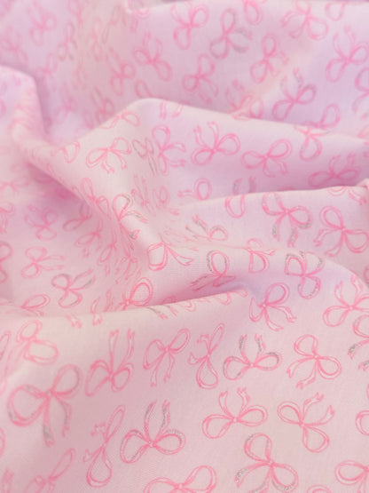 Interlock Shiny Pink Bows