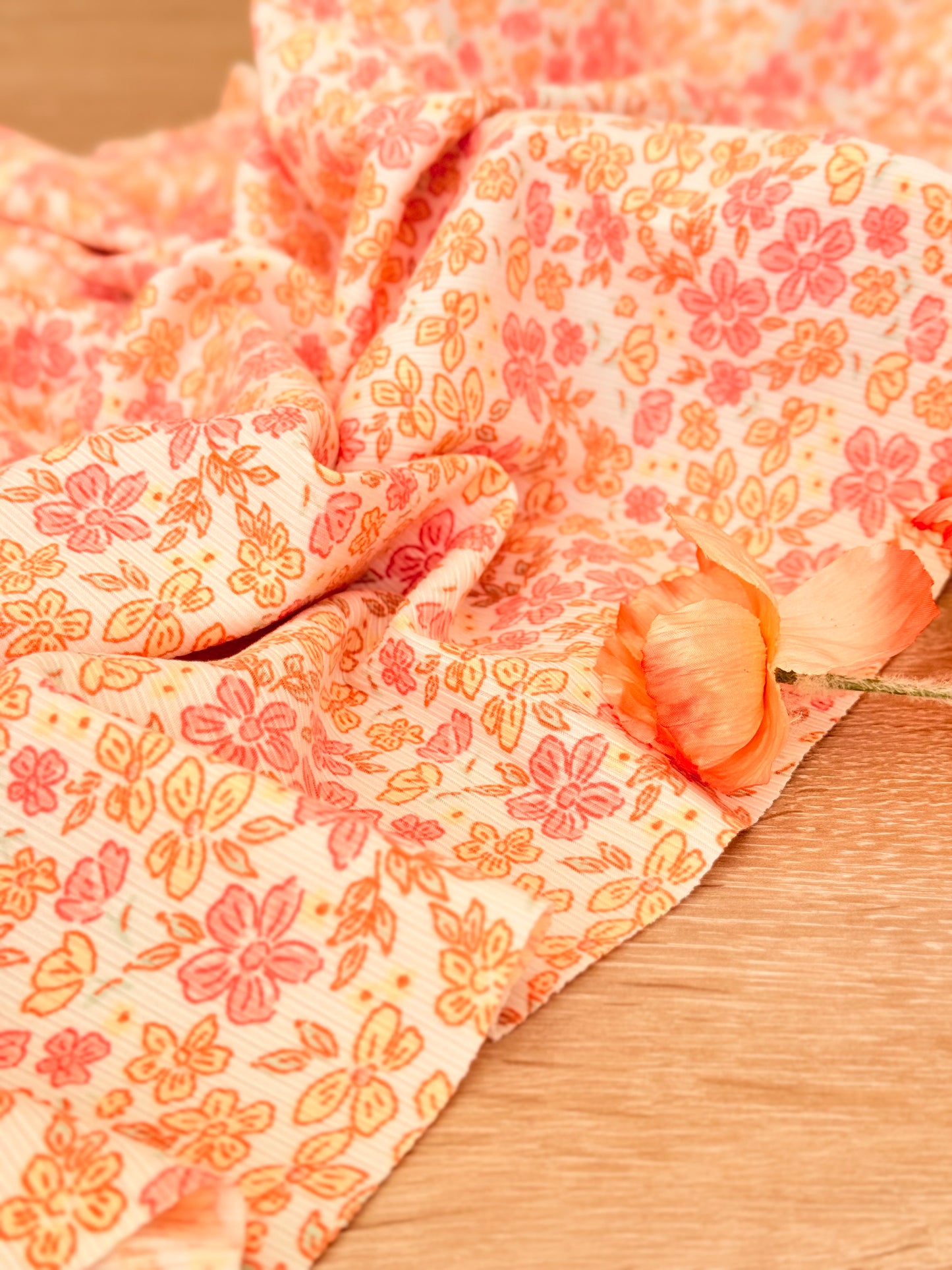 Printed Rib Sunset Meadow