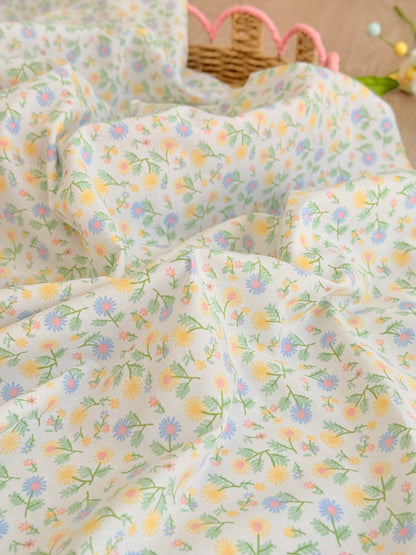Printed Cotton Pastel Meadow