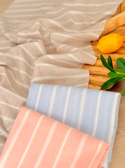 Printed Linen Stripes 21