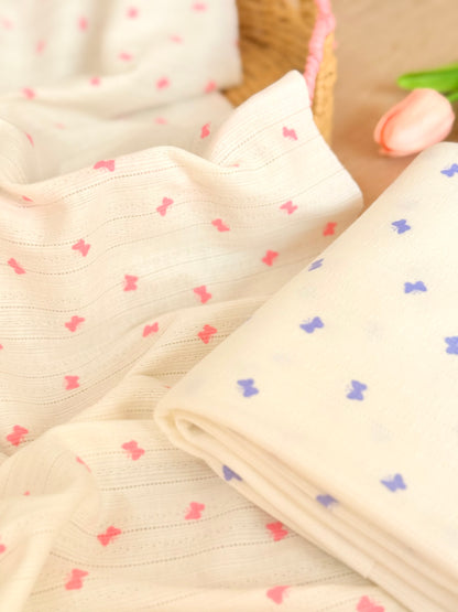 Printed Cotton Jersey Little Butterflies