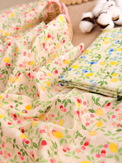 Cotton Twill Citrus Garden