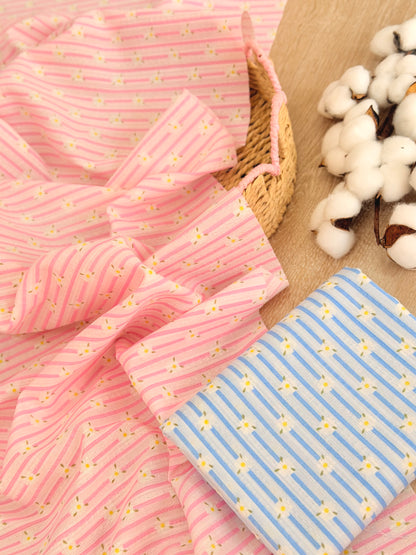Embroidered Cotton Daisy Lane