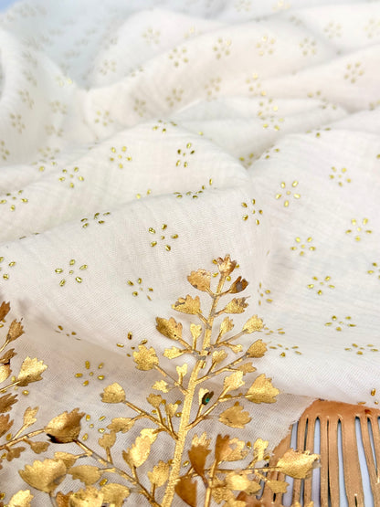 Muselina Foil Golden Petals