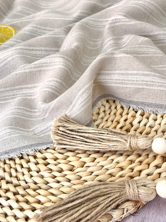 Printed Linen Stripes 13