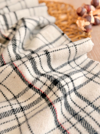 Paño de Lana Snow Windowpane