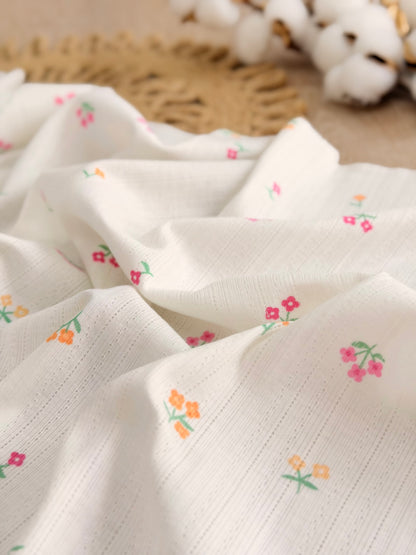Printed Cotton Jersey Wildflower Sprinkle