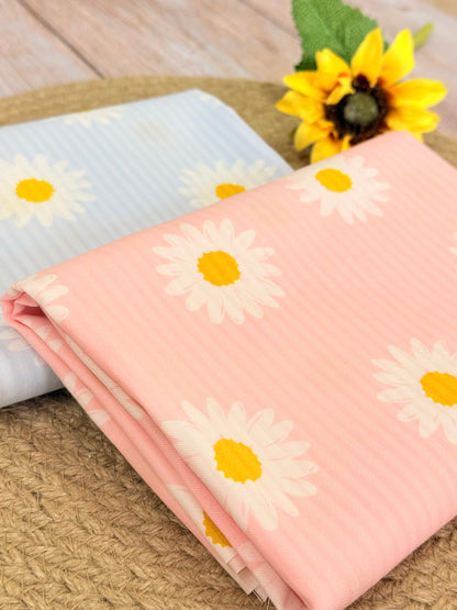 Printed Voile Daisy Daydream