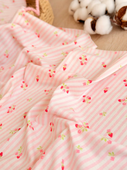 Interlock Strawberry Stripes