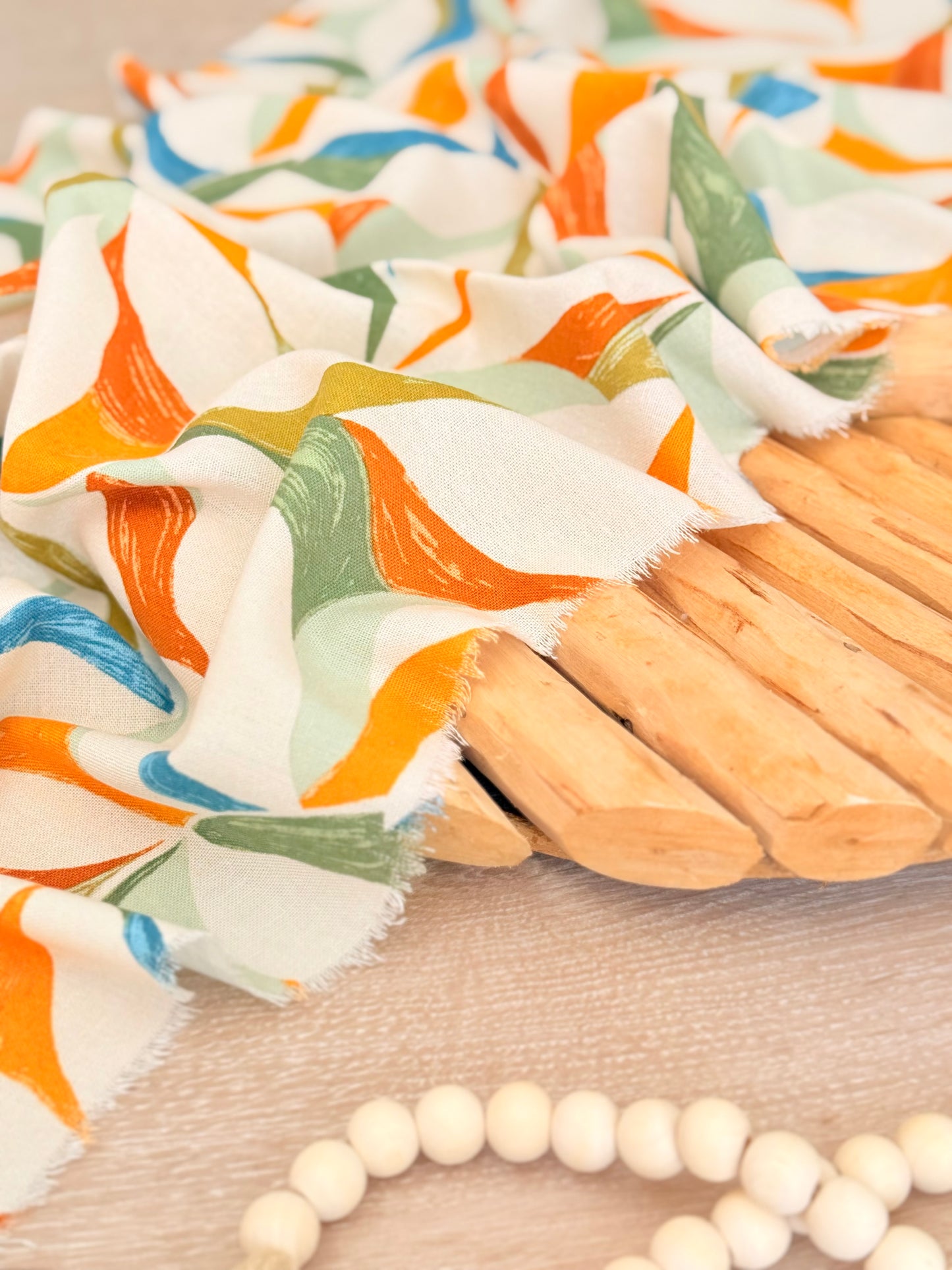 Printed Linen Color Flow