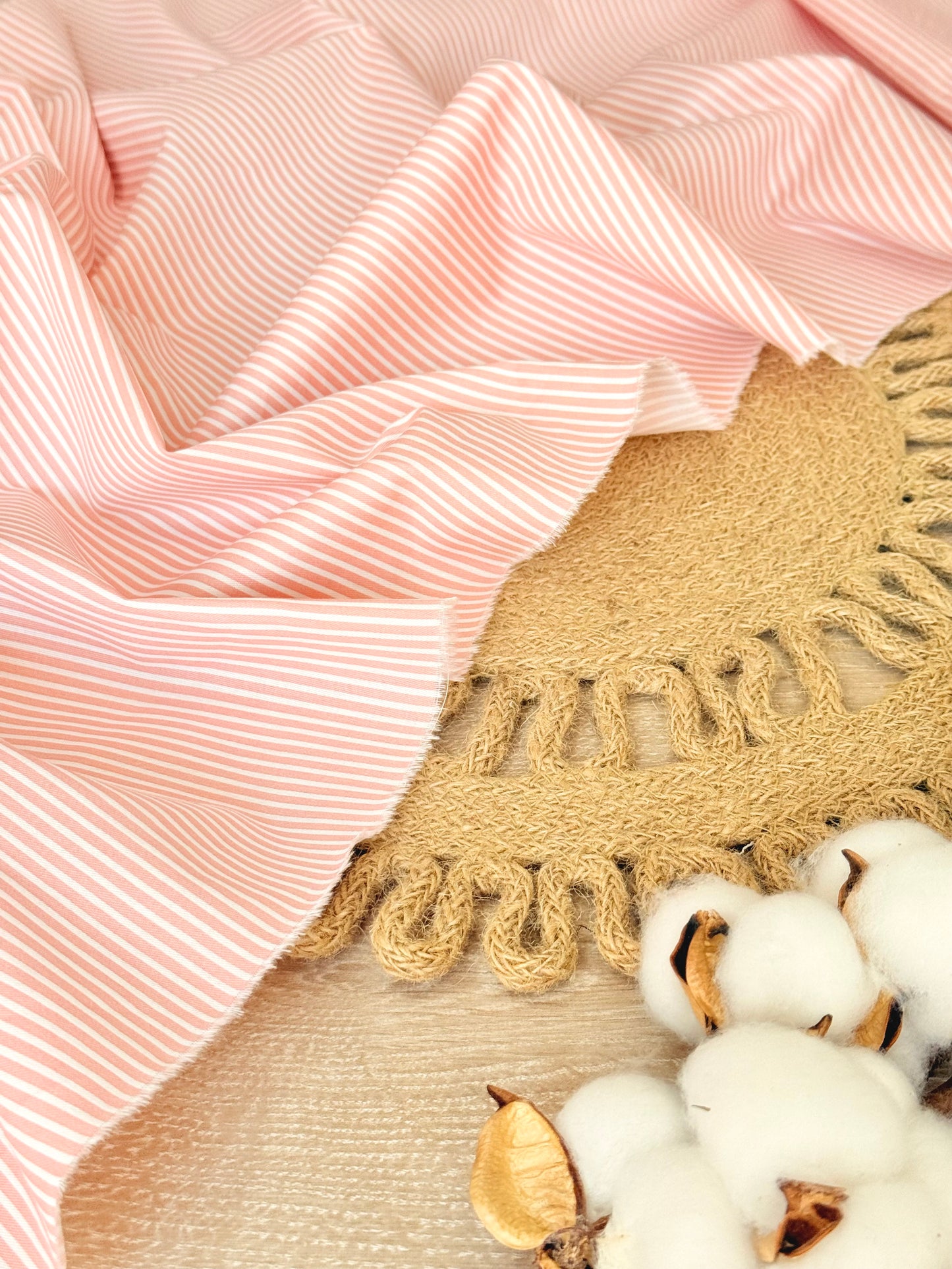 Cotton Twill Pastel Stripes