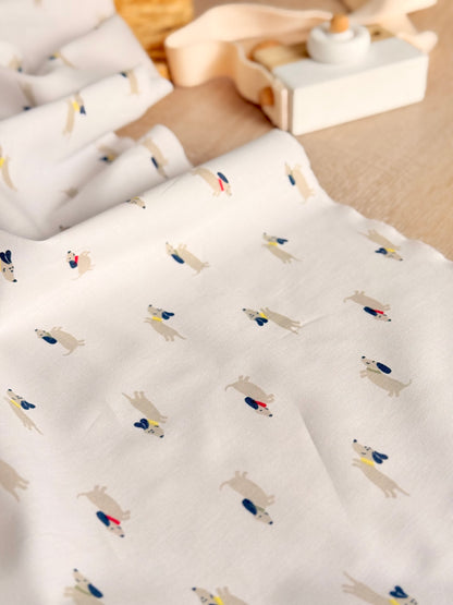 Printed Cotton Little Paws