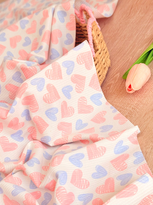 Printed Rib Candy Hearts