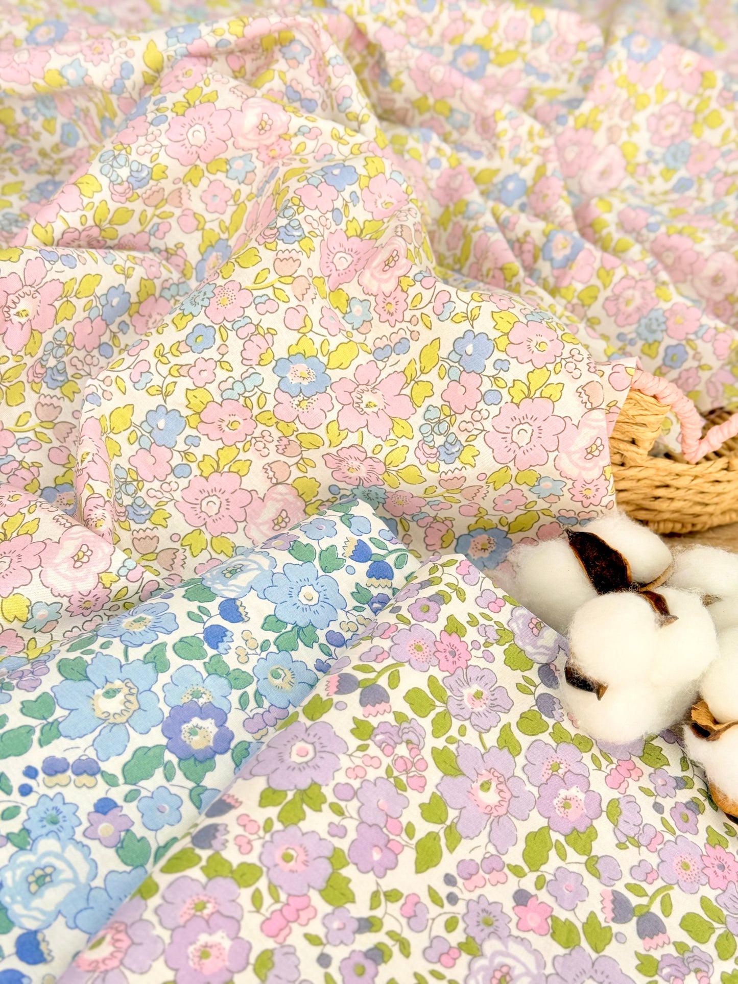 Cotton Twill Pastel Meadow