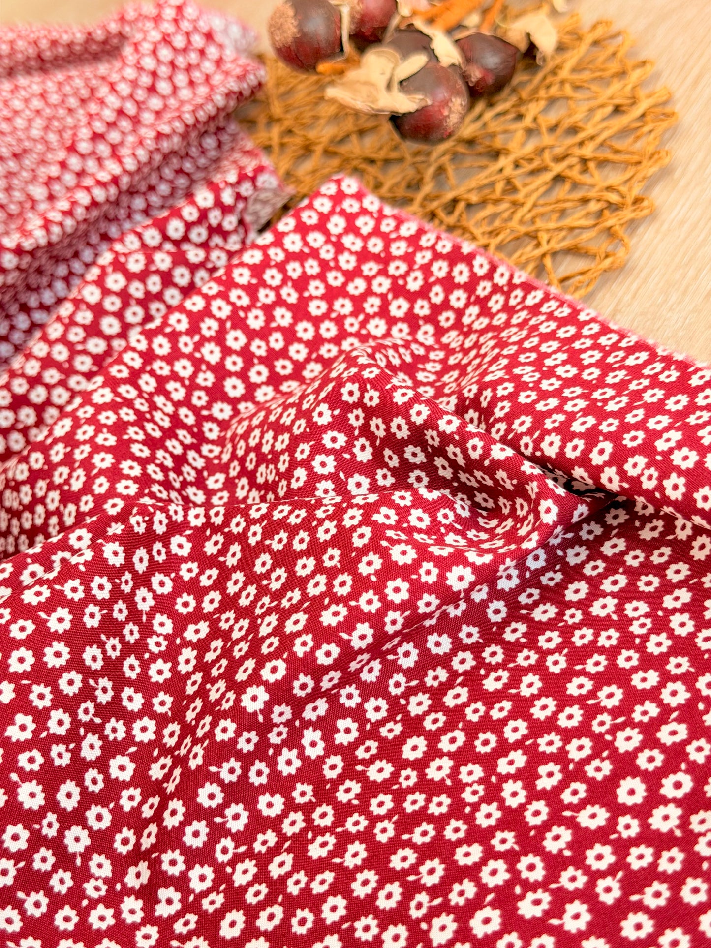 Printed Cotton Daisy Dots